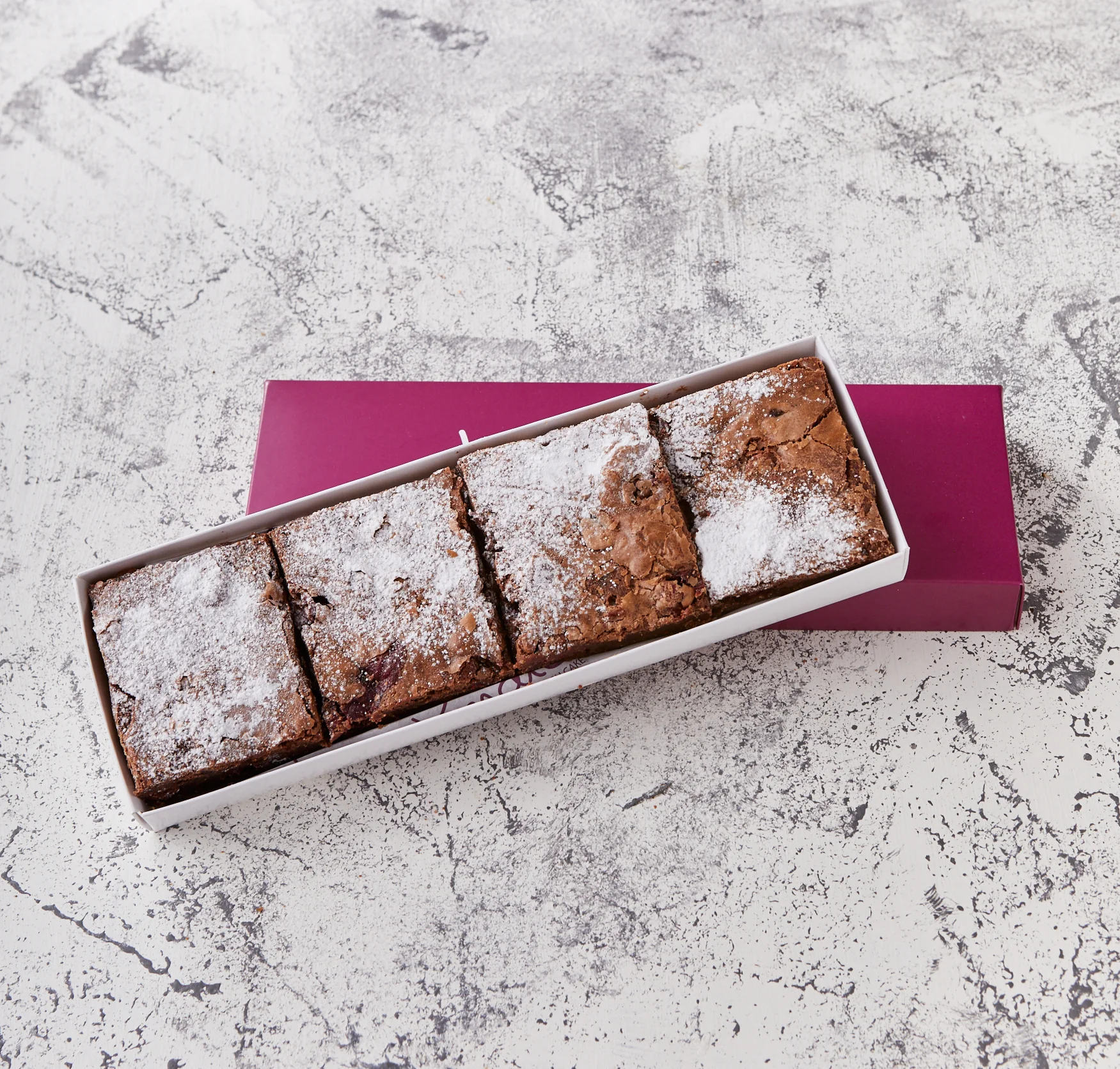 Boston Cranberry Brownie Box of 4 - Image 4