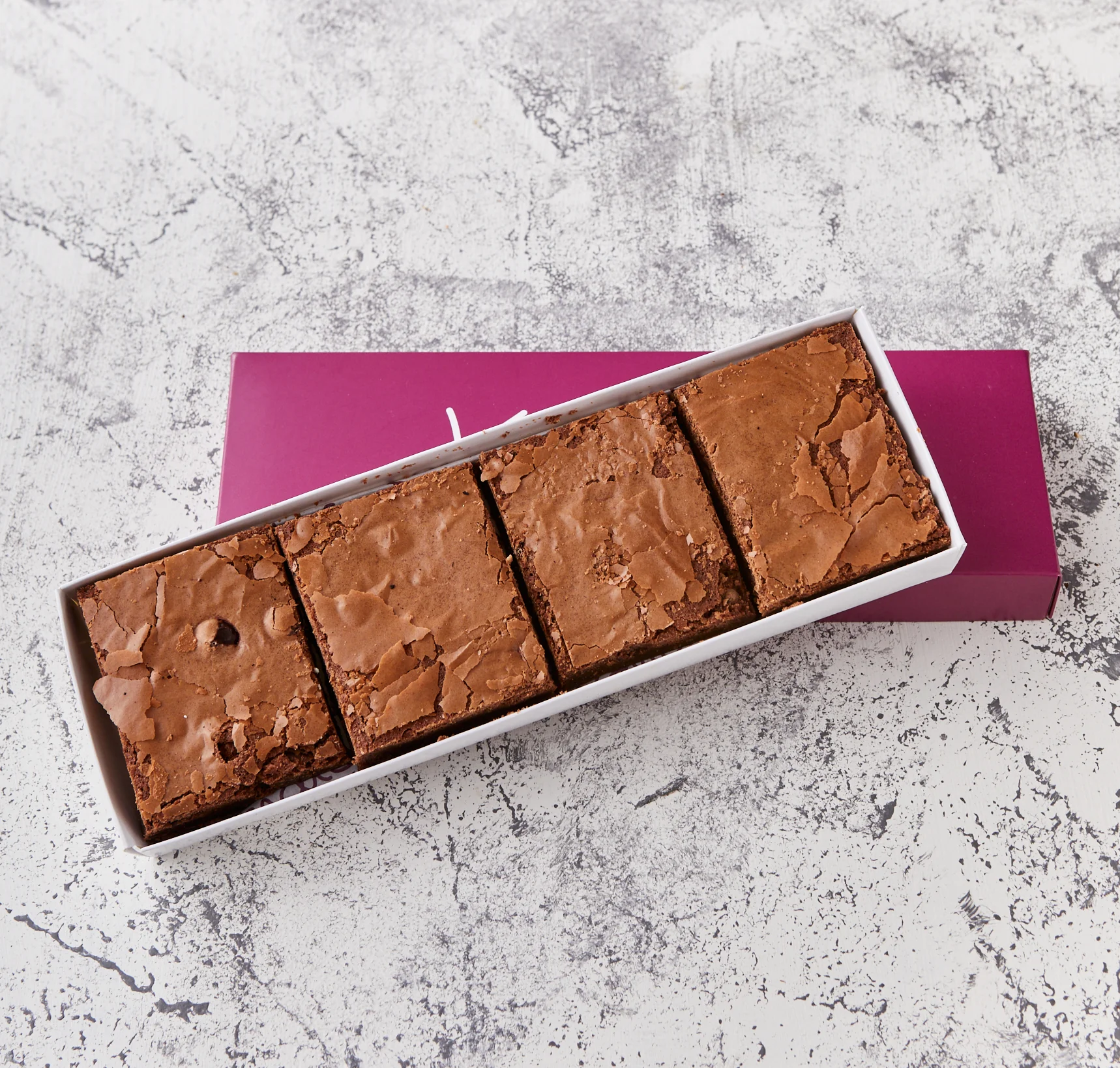 Chocolate Chip Brownie Box of 4 - Image 4
