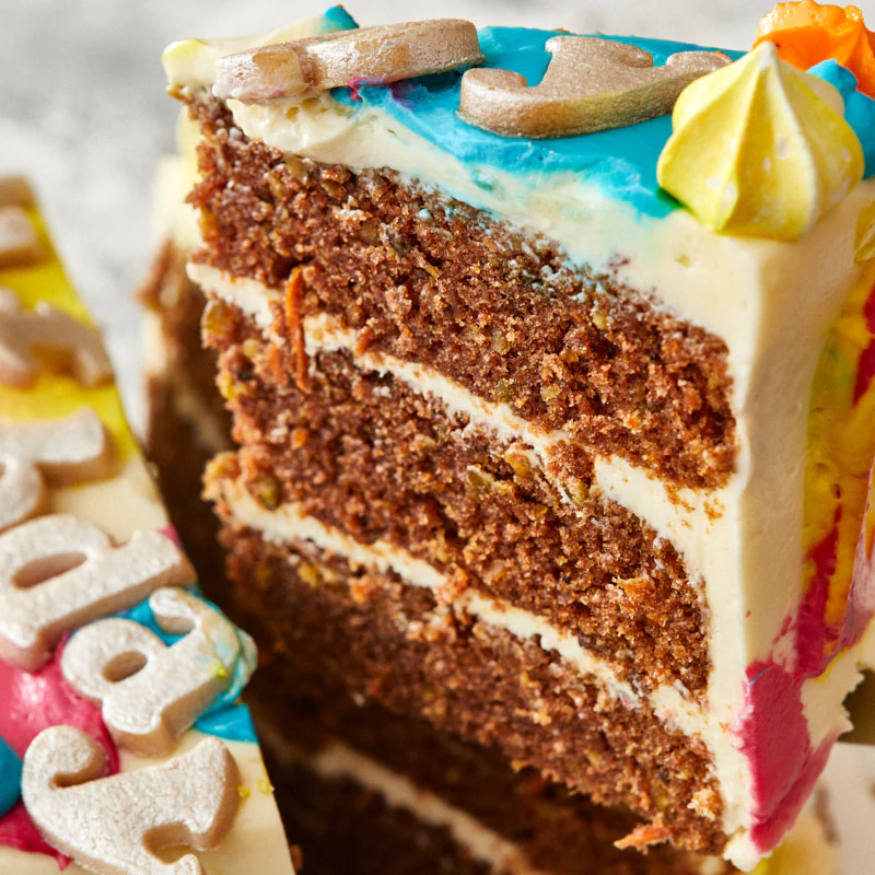 Colour Splash Happy Birthday Cake - Image 4