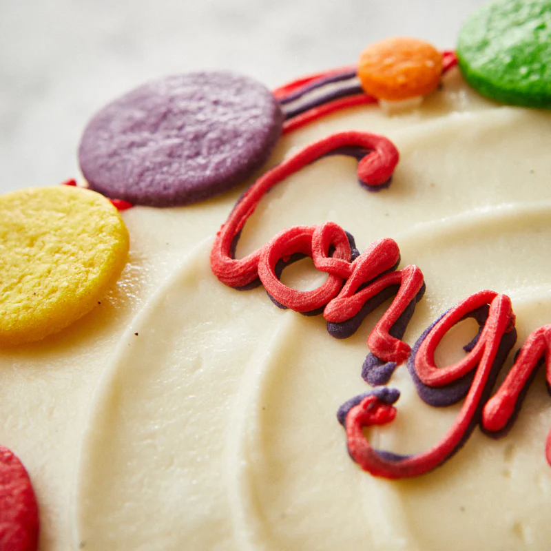 Confetti Border Cake - Image 3
