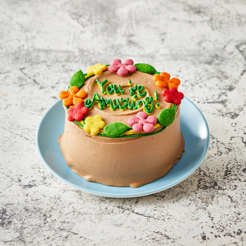 Flower Border Cake - Image 4
