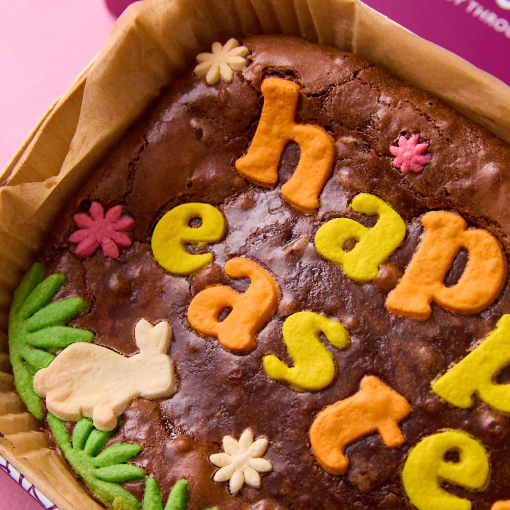 Happy Easter Brownie Slab - Image 3