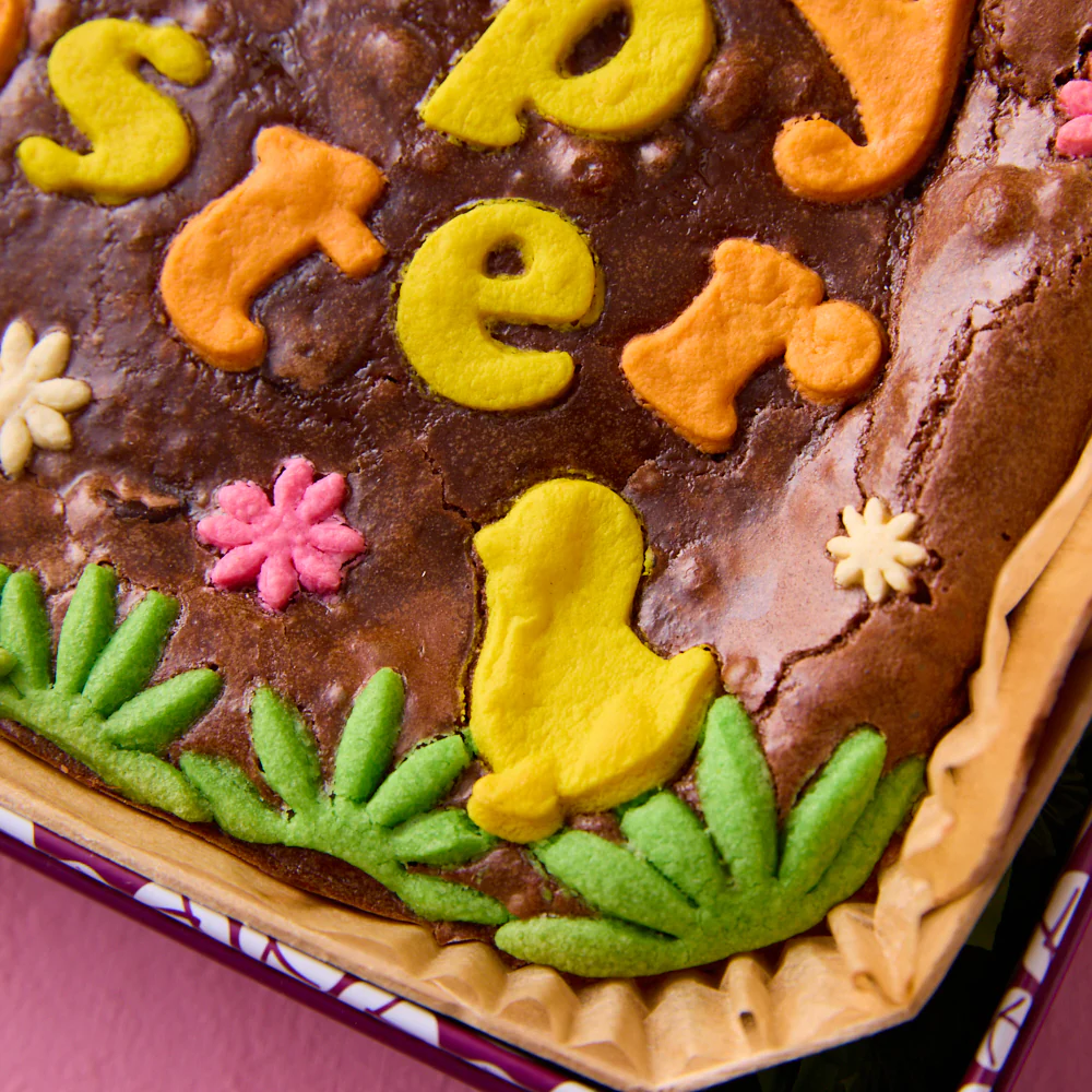 Happy Easter Brownie Slab - Image 4