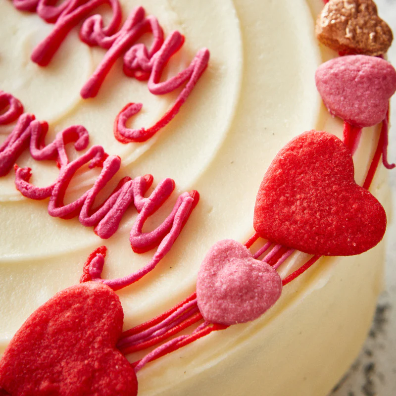Hearts Border Cake - Image 3
