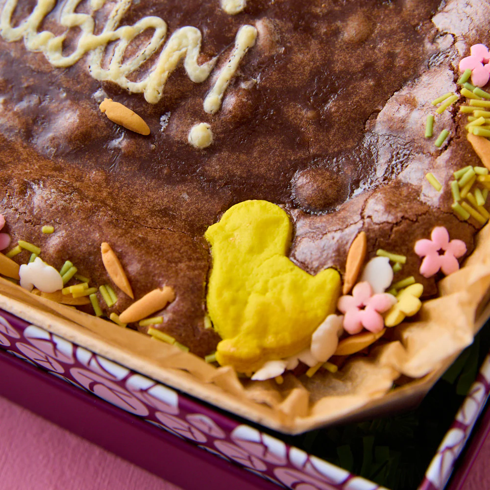 Personalised Easter Brownie Slab - Image 3