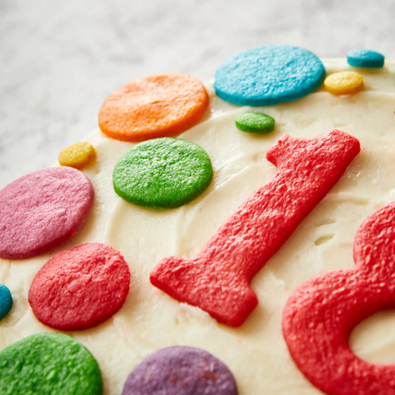 Polka Dot Number Cake - Image 3