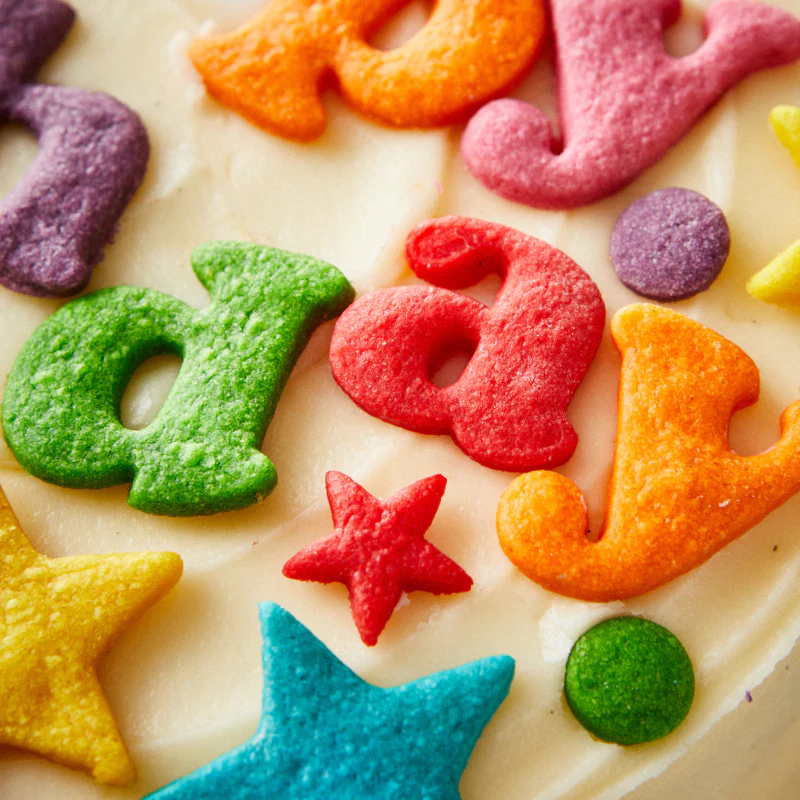 Rainbow Happy Birthday Cake - Image 3