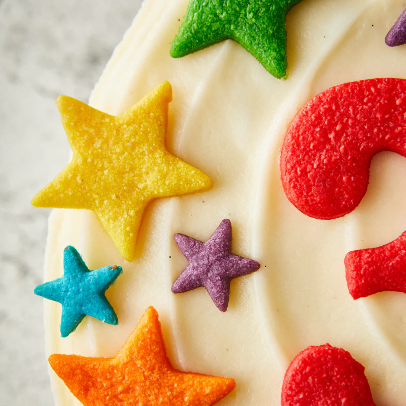 Rainbow Stars Number Cake - Image 4
