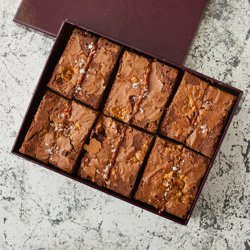 Salted Caramel Brownie Box of 12 - Image 4