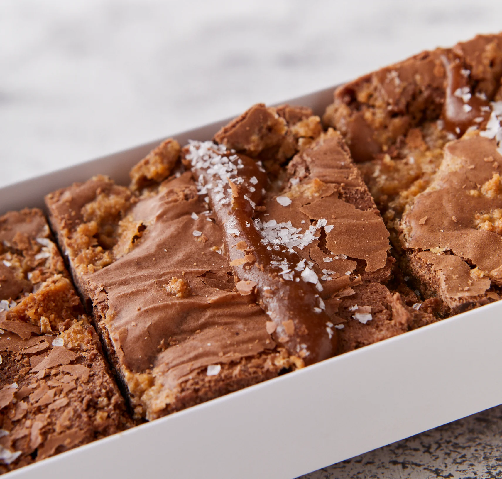 Salted Caramel Brownie Box of 4 - Image 4