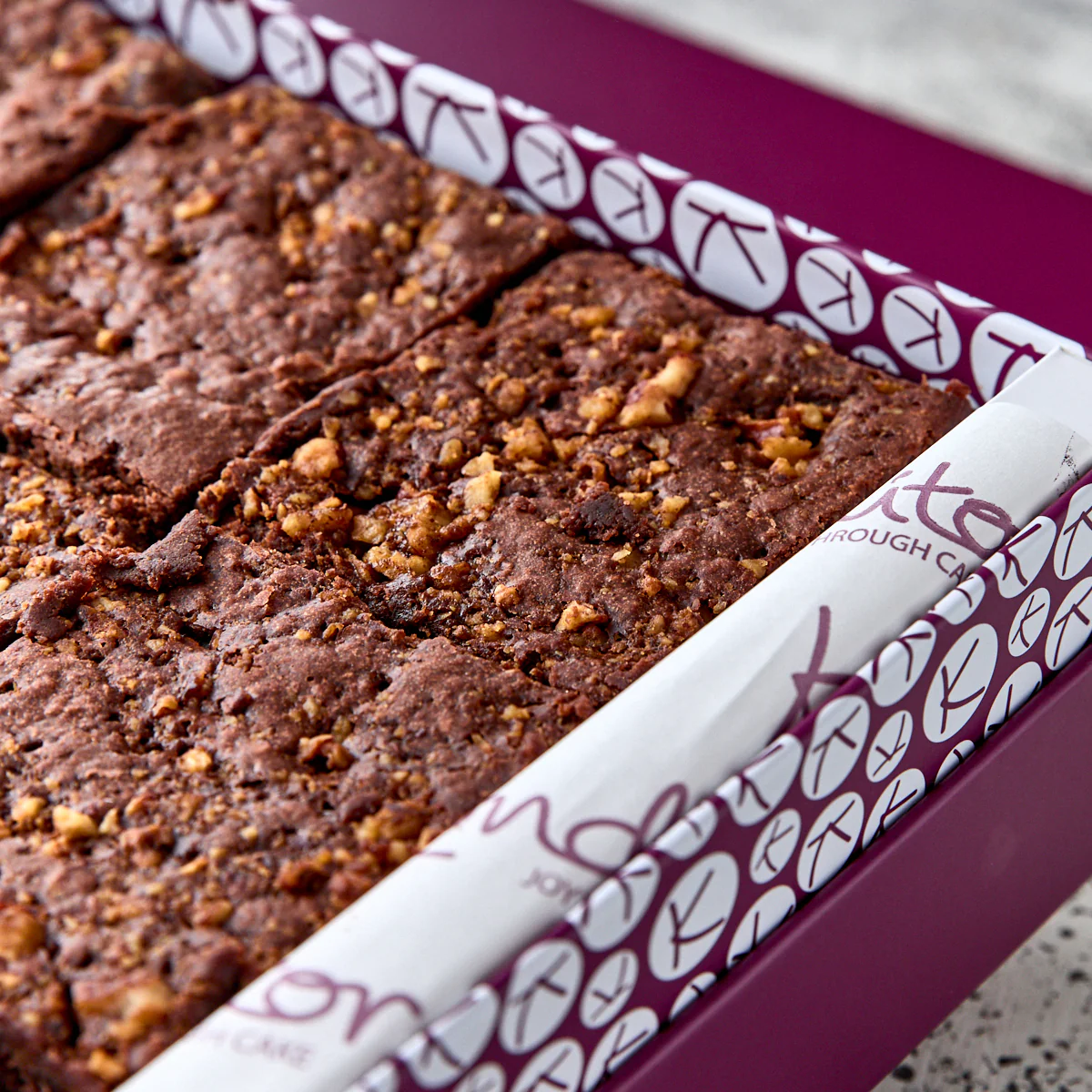 Vegan Pecan Brownie Box of 12 - Image 3