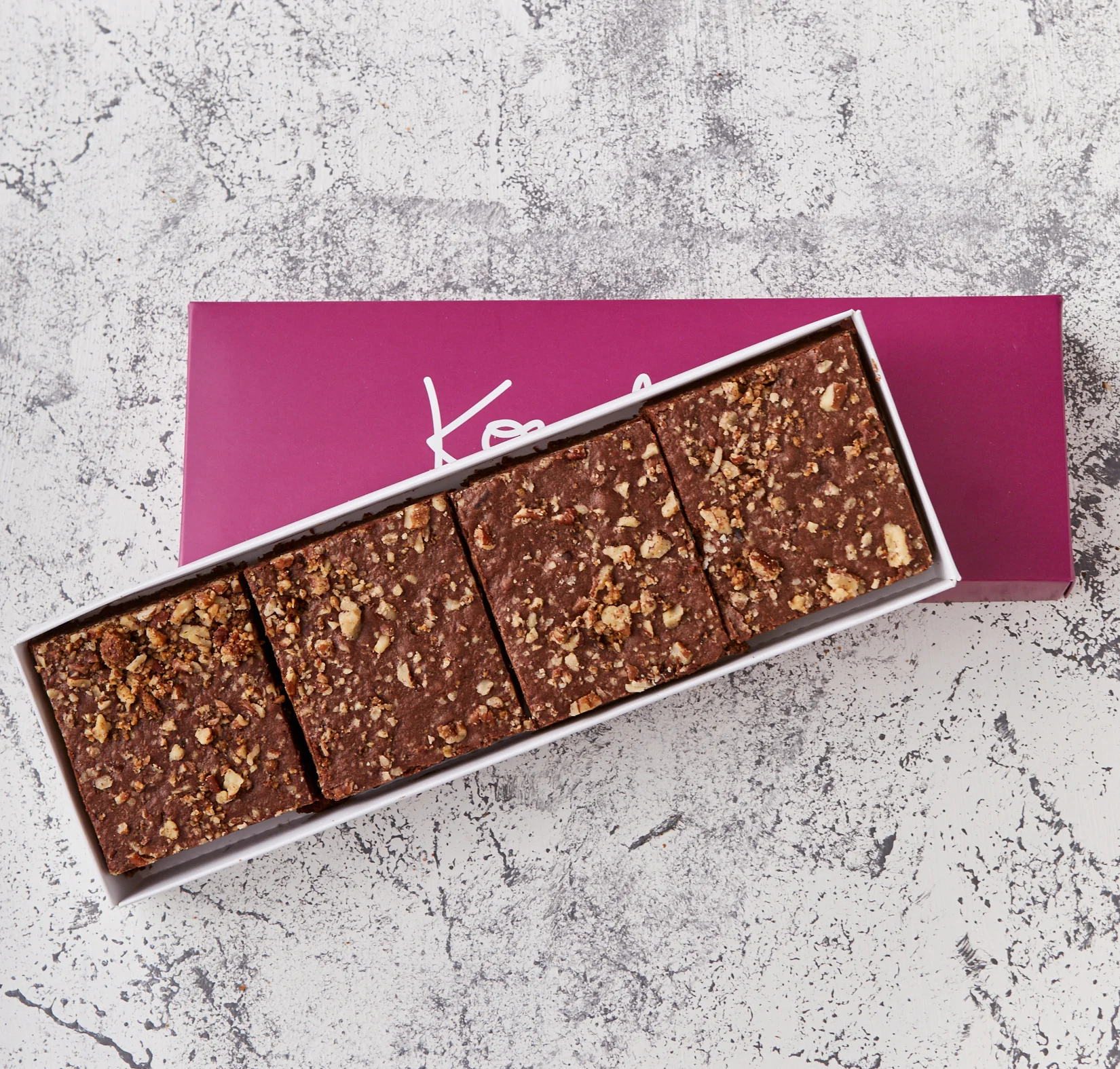 Vegan Pecan Brownie Box of 4 - Image 4