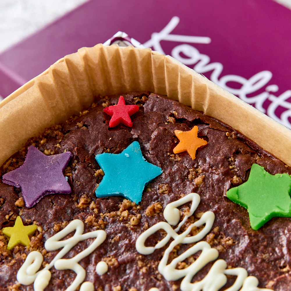 Vegan Personalised Brownie Slab - Image 4