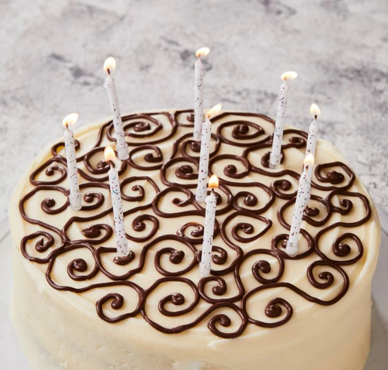 White Glitter Candles - Image 3